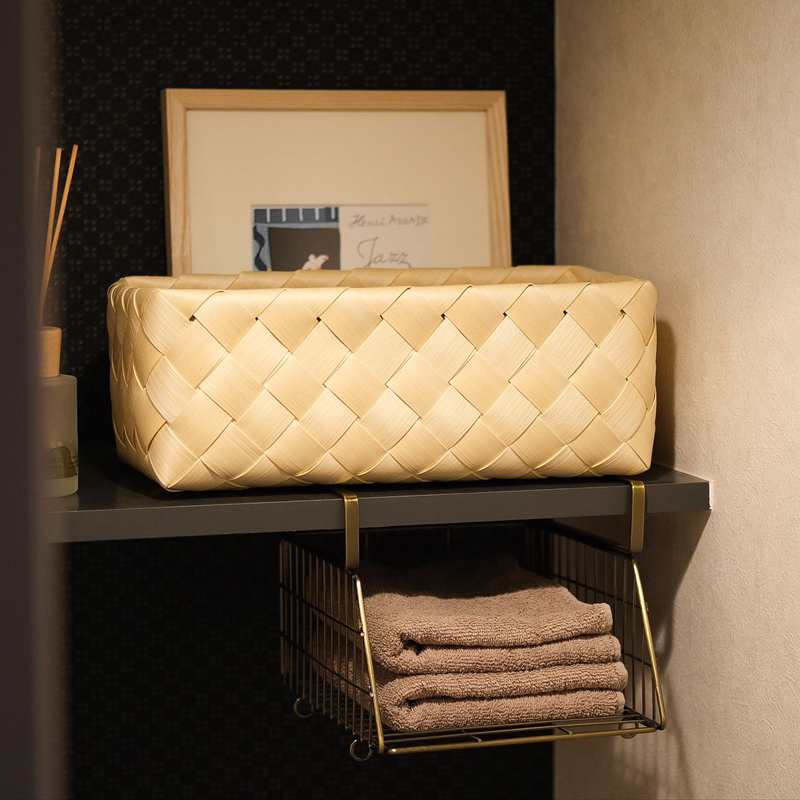 我が家は「Timb.」で収納中。丸ごと洗えるバスケット